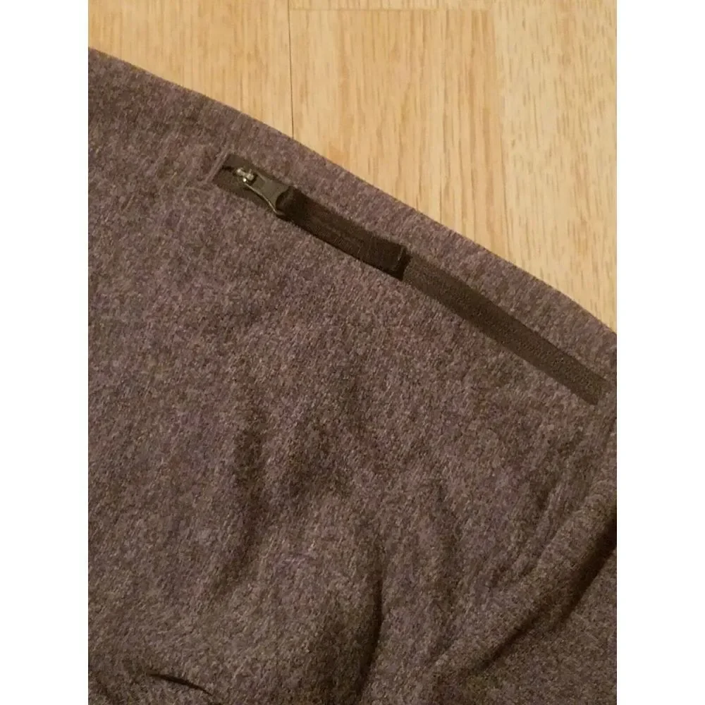 Nike Themar Fit‎ Sweater Mens Large Gray Drawstring Hoodie Activewear Zip Pocket